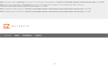 Tablet Screenshot of ez-creative.com